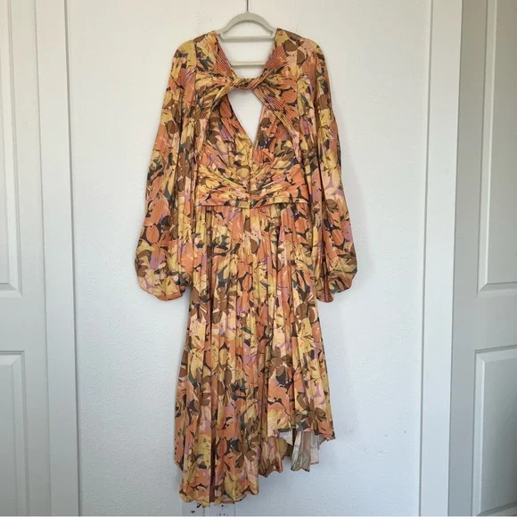 NWT Acler Palms Pleated Maxi Dress in Kaleidoscope Floral - threedaughtersproperties.com NWT Acler Palms Pleated Maxi Dress in Kaleidoscope Floral - threedaughtersproperties.com